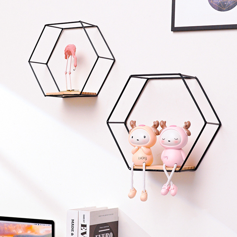 3Pcs/Set Hexagon Shape Iron Wa - Sustainable Living Eco Friendly 评论和价格