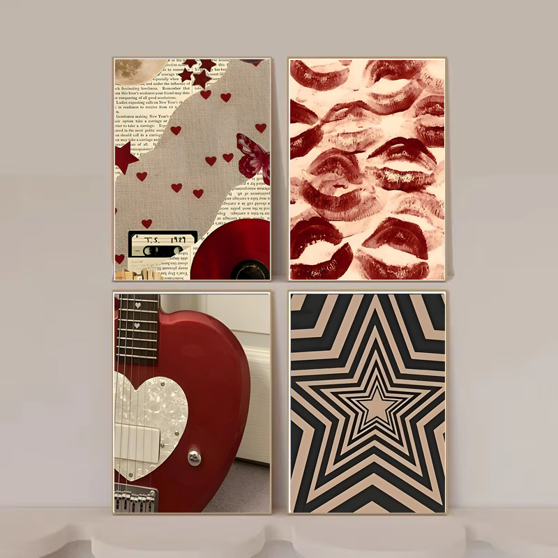 Posters Y2K Rock Style Canvas  - Sustainable Living Eco Friendly 评论和价格