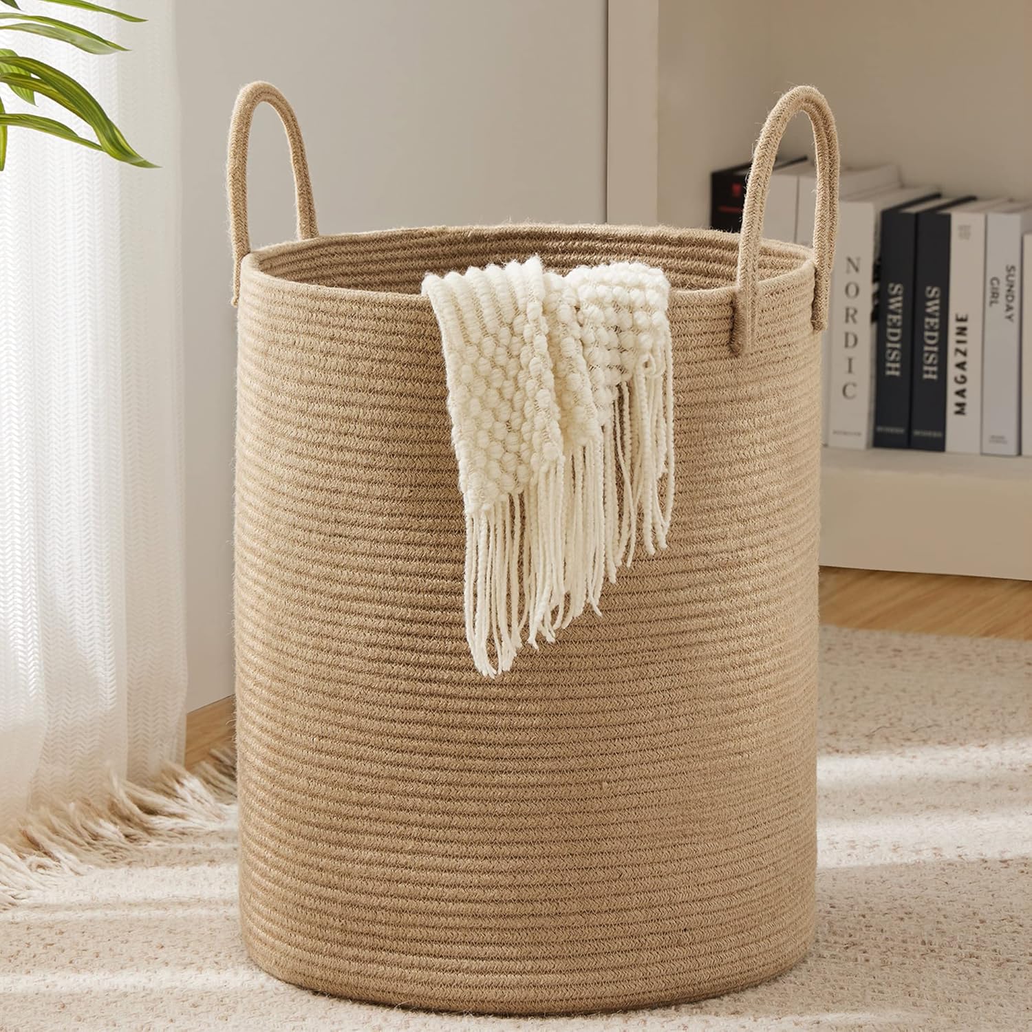 Large Storage Basket Tall Wove - Sustainable Living Eco Friendly 评论和价格