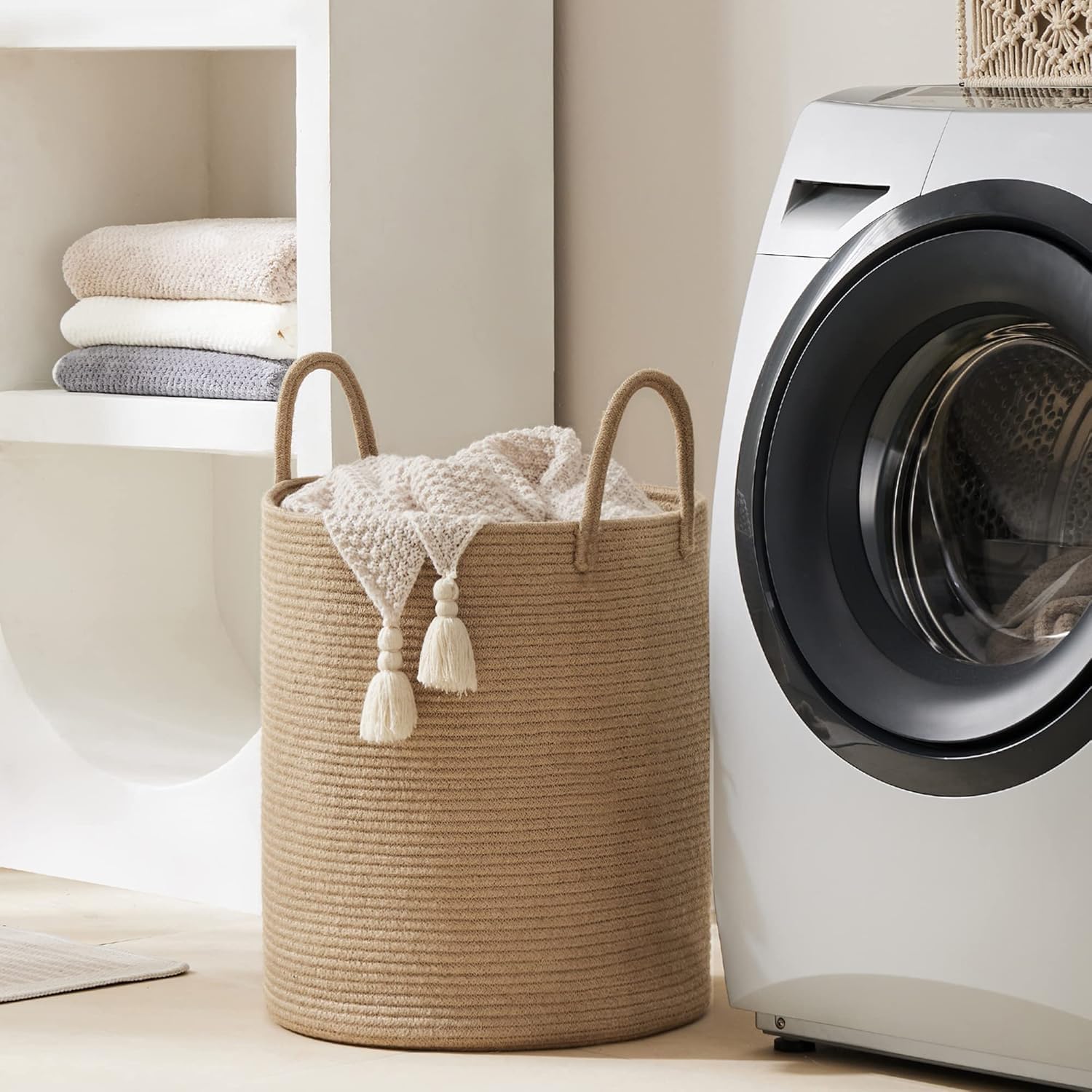 Large Storage Basket Tall Wove - Sustainable Living Eco Friendly 评论和价格